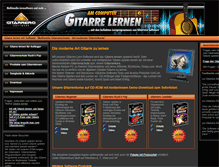 Tablet Screenshot of gitarrero-beginner.de
